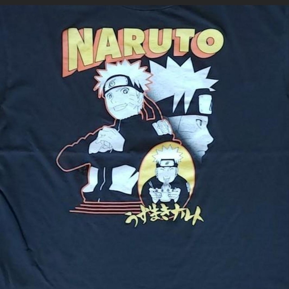 Naruto Shippuden Anime Manga T-Shirt XL Shonen Jump Graphic Tee Streetwear - Picture 2 of 5